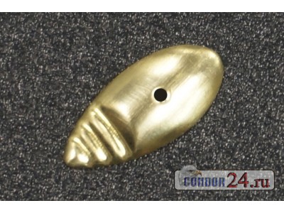 Чешуйки CR151 Щит с рисками, 11,5 х 5,5 мм., латунь, 500 шт.